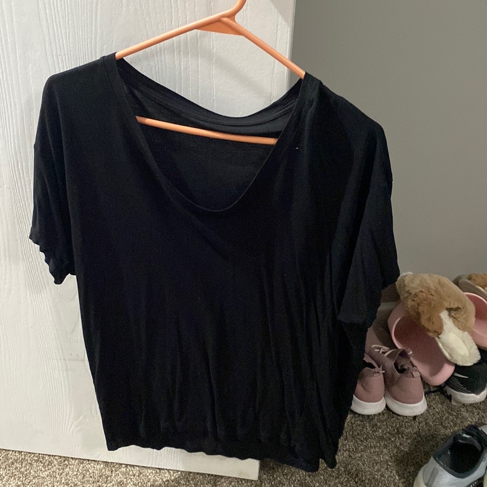 GAP black swoop neck